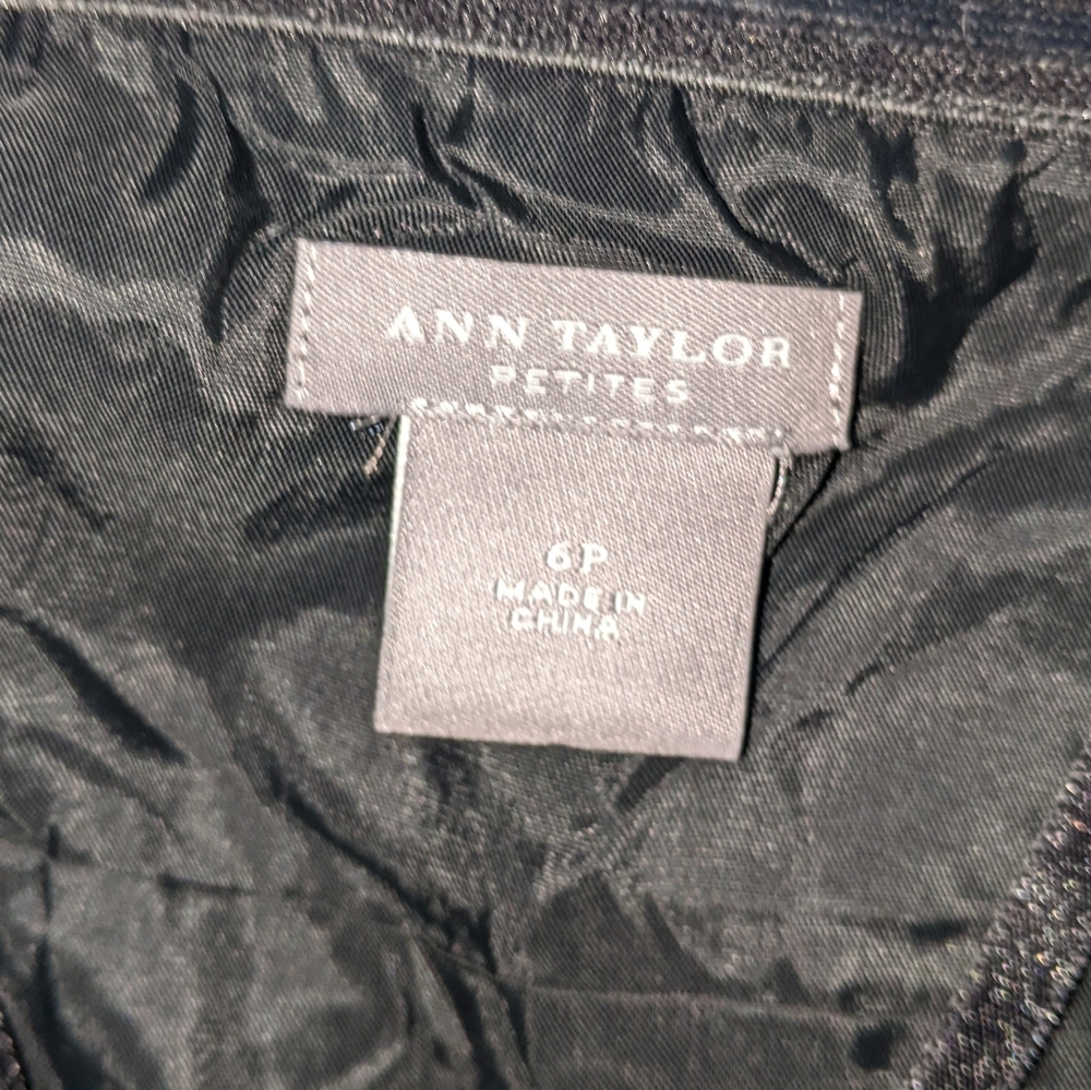 Silk Ann Taylor Dress 6P - Picture 6 of 7